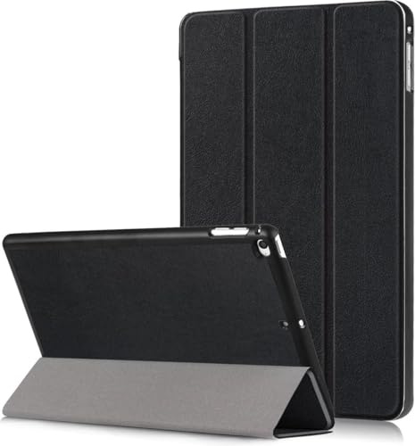 BTH - Tablet Hülle für Apple iPad mini 5 7.9 (2019) - Leichte Hülle mit Trifold Cover - Stoßfest Schwarz