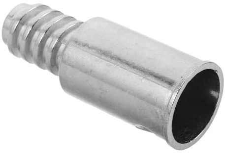 NUOBESTY Aluminum Alloy Broom Threaded Tip Replacement for Mop and Broom Handle Repair Metal Extension Adapter with Reinforced Metal Tips Multipurpose Floor Cleaning Tool for Home and