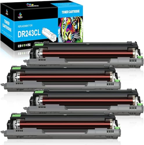 LeciRoba DR243CL Unità tamburo per Brother DR-243CL DR-243 DR243CL per Brother HL-L3210CW L3230CDW L3270CDW MFC-L3710CDW L3730CDW L3750CDW L3770CDW DCP-L3500 L3510CDW L3550CDW -Pack)