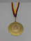 Turnen 10 Stück Medaillen aus Stahl 40mm - mit einem Emblem - Bodenturnen - inkl. Medaillen-Band - Farbe: Gold - Emblem 25mm - Turnier (9285)