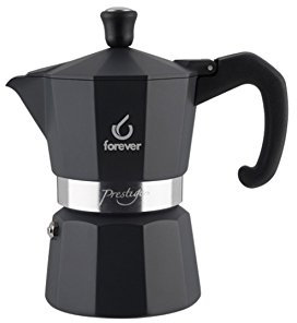 Kaufgut 120222 Miss Moka Presti Grame Noblesse Alluminio 2 Tazze Caffettiera, Multi