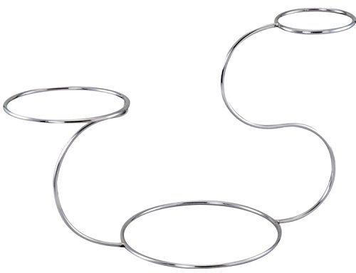 Chef-hub Quality Hand Made Metal Swan Shaped 3 Tier Wedding Cake Stand, Pack of 1