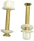 Wideskall Brass Plated Toilet Seat Hinge Bolts Screw and Nut