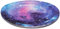 Creative Party Galaxy Round Paper Dessert Plates, 7 - 8 Pcs., Blue/Pink/Multicolor