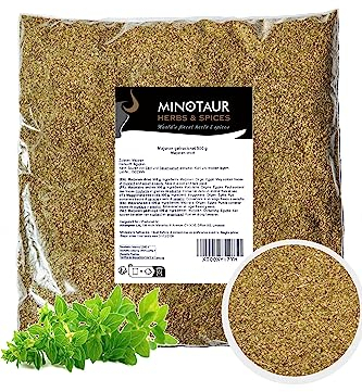 Minotaur Spices | Mejorana | 2 x 500 g (1 Kg) | Seca y frotada