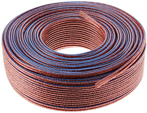 Cable paralelo transparente tipo altavoz bobina 100 metros (2x2.5mm)