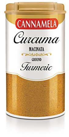 Cannamela, La Dispensa, Curcuma Macinata, Confezione da 75g, Ideale per Carni Bianche, Zuppe, Vellutate e Risotti, Formaggi Spalmabili e Insalate