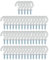 sourcing map 50pcs Cup Ceiling Hooks 1/2 Inch Vinyl Coated Metal Screw in Holder Hooks for Home Office Plants Outdoor Lights Hanger White