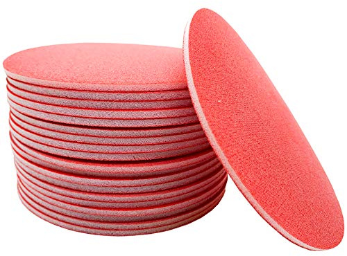 5x Dipoxy-Exzenter-Schleifer Klett Finish Disc P3000 für 150mm Teller Durchmesser