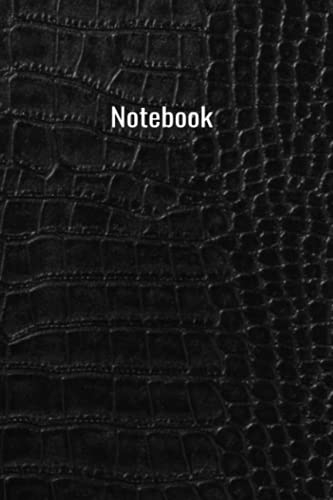 Notebook (Black Crocodile Skin)
