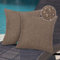FUNHOOM 2er Set Draußen Kissenbezüge, alle Wetter Dekorative Kissen Etui Kissenbezug Wasserdicht 45 x 45 cm, für Sofa Couch Terrassenmöbel Dekoration - Braun
