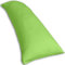 Traumreiter Seitenschläferkissen mit Bezug Baumwolle Apfel Grün Memory Foam Kissen Visco Gel Professional XL extra breit 140x50 langes Lagerungskissen Seitenschläfer Erwachsene Side Sleeper Pillow