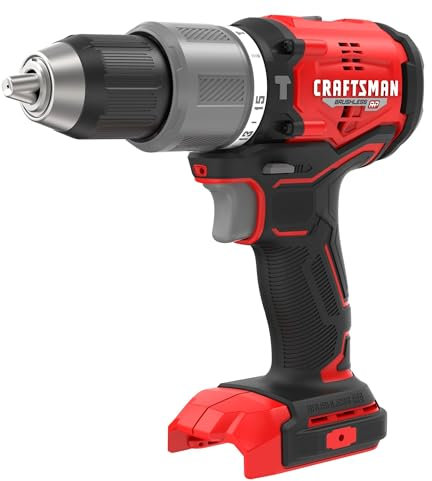 CRAFTSMAN Taladro de martillo inalámbrico de 20 V, sin escobillas, 1/2 pulgada (CMCD732B)