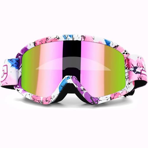FMY Motorrad-Motocross-Brille für Männer, Frauen und Jugendliche, kratzfest, staubdicht, UV400, ATV-Dirtbike-Brille