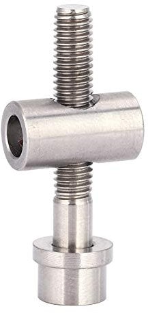 M5x30/35/40mm Bike Seatpost Screw,Titanium Alloy Bicycle Seatpost Fixed Bicycle Seat Post Fixed Round Head Screw (Titanium Color)