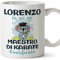Mugffins Tazza Personalizzata in ceramica per MAESTRO DI KARATE uomo 11 oz / 350 ml - In italiano - Koalificati Personalizzati - Idea regalo per compleanno, anniversario, natale, laurea