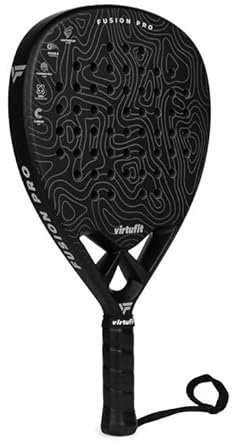 VirtuFit Fusion Pro Pala de Padel - Negro - Gris