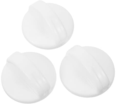 KITANDOVE 3pcs Washer Knobs Replacement Dryer Timer Control Knobs Easy to Operate Install Compatible Various Washers Dryers Compact Lightweight Design