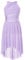 Freebily Mädchen Lyrisch Tanzkleid Glitzer Neckholder Eiskunstlauf Kleid Tanzbody Mit Hi-Lo Rock Kinder Ballettkleidung Lyrical Tanzkleidung Lavendel 134-140