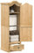 JUDYY Kleiderschrank Corona 55x52x170 cm Massivholz Kiefer, Schlafzimmerschrank, Kleiderschränke, Garderobenschrank, Ordnungssystem Kleiderschrank, Haushaltsschrank - 4002765