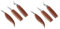 DIYEAH 6 Stk Tranchiermesser holzschnitzwerkzeug set schnitz carving tools Schnitzmesser Holzbearbeitung Holzschnitt Holzbearbeitungsfräser Gravierwerkzeuge Schwarze Walnuss