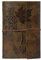 Leder Notizbuch A6, 18,5x12cm Vintage Nachfüllbar Reisetagebuch mit Blanko-Seiten, Ringbuch Tagebuch und Skizzenbuch, Dickes Papier, Softcover, Rezeptbuch zum Selberschreiben (Kaffeefarbe)