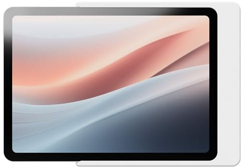 Cleverstation Slide-In Tablet Wandhalterung für Apple iPad Air 4/5/6/7 Gen M2/M3 (10,9/11 Zoll) - Weiß