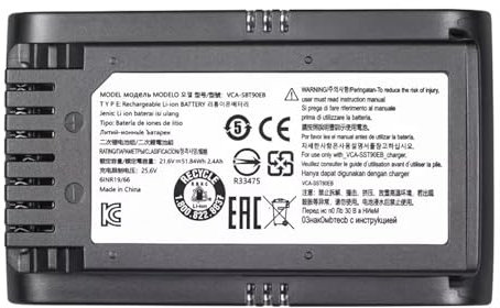 Batterie Li-ION 21.6V 5000mAh, Compatible for Aspirateur Samsung Jet 90/Jet 75 Pet/Jet 75, Aspirateur sans Fil VCA-SBT90/XAA(5000mah)