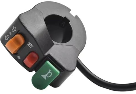 Motocyclette interrupteur de clignotant Guidon De Moto Et Scooter 3 En 1, Interrupteur Marche-arrêt, 7/8 Pouces, 25mm De Diamètre, Phares/clignotants/klaxon, Interrupteur Marche-arrêt 3 En 1 interrupt