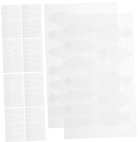 Beavorty 10 Hojas De Pegatinas De Pegamento Para Extensión De Uñas De Cristal Película De Silicona Para Uñas Francesas Película Auxiliar De Silicona Para Uñas Francesas Película
