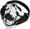 JewelryWe Schmuck Biker Motorrad Maske Sturmmaske Skimaske Gesicht Maske aus Leder - Totenkopf Skull Face