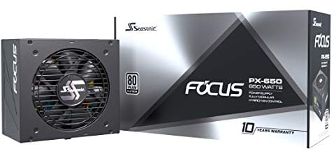 Seasonic FOCUS PX-650 Fully Modular PC Power Supply 80PLUS Platinum 650 Watt