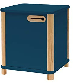 Ragaba ASHME Cabinet Nachtschrank Nachttische Beistellschrank 42x42x48cm (Petrol Blue)