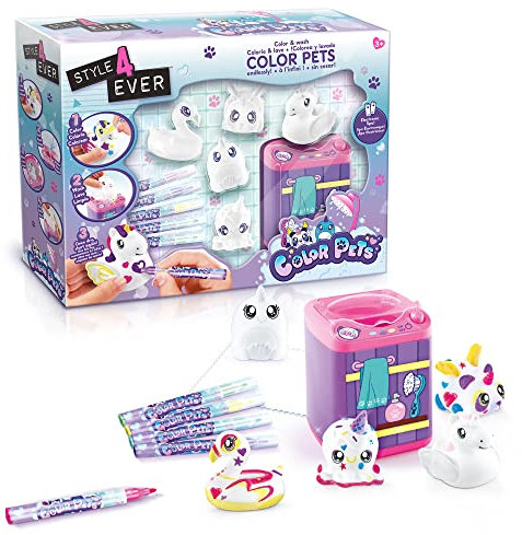 Canal Toys - Style 4 Ever - Personajes para Decorar, Color Pets SPA (5 Mascotas) - OFG 210