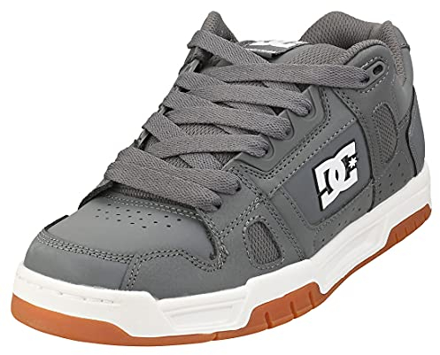 DC Shoes Stag - Leather Shoes for Men - Schuhe - Männer - EU 46.5 - Grau.