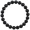 Ouubuuy Schwarzer Obsidian Armband,8mm Heilsteine Armband, Edelstein Armband Damen, Stein Armband Damen,Armband Perlen Damen,Armband Damen Perlen