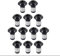 Chooee Bike Disc Brake Rotor Bolts M5x10mm,12pcs Bicycle Rotors Screw for MTB/Mountain Bike Black