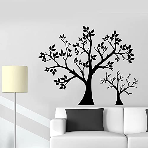 NSRJDSYT Natur Dekor Wandtattoo Für Kinderzimmer Bäume Holz Garten Obstgarten Vinyl Wandaufkleber Für Büro Dekoration Kunstwand 42x52cm