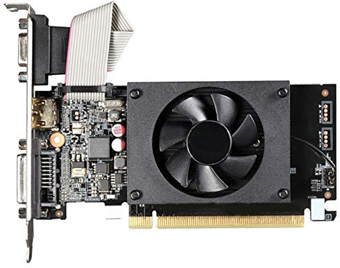 RKRLJX Fit Für Gigabyte GT 710 1 GB Grafikkarten GPU Fit Für NVIDIA GeForce GT710 1 GB Grafikkarten Computer Map HDMI PCI-E ITX MATX ATX HTPC VAG Grafikkarte
