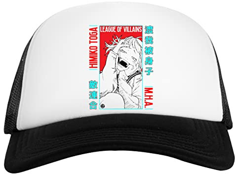 Himiko Toga M.H.A. Weiß Schwarz Unisex Baseball Cap White Black