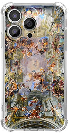 Vesidurt Renaissance Art for iPhone 13 Pro Max Case,Aesthetic Europe Painting,Unique Soft TPU Bumper Case Compatible with iPhone 13 Pro Max