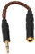 4.4mm Balanced Female to 3.5mm Stereo Male Adapter Cable, Gold Plated Connectors Single Crystal Copper Copper Wire, Headphone Adapter Cable (Bronze)