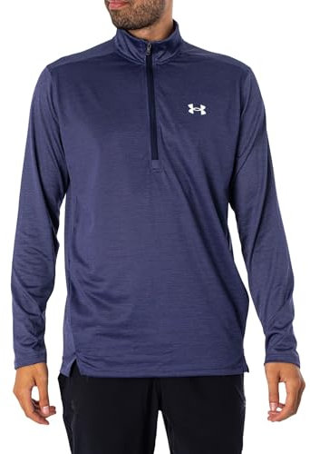 Under Armour Herren Tech Vent Oberteil mit 1/2 Reißverschluss, Blau, S