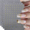 7 Blätter 3D Alphabets Nagelsticker Nagelfolie Selbstklebend Buchstaben Aufkleber Nägel Zubehör Nagelaufkleber Klebebuchstaben Aufkleber Selbst Gestalten Letter Nail Sticker Letters Nail Art Stickers