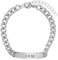 Heideman Armschmuck mit Gravur personalisiert mit Texten - Edelstahl Armband in, Silber - Pärchen Armband mit Text - Partner Armbänder für Frauen - Bis zu 25 Zeichen