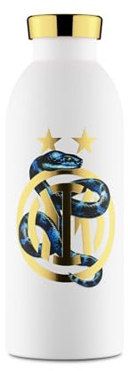 Inter - Clima Bottle, Borraccia Termica da 500ml, Bottiglia Thermos con Tappo 100% Ermetico (12 Ore Bevande Calde 24 Ore Fredde), Ecologica in Acciaio Inox - Prodotto Ufficiale