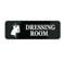 Acrylic Sign - Dressing Room Sign, Self Adhesive Sign For Door Or Wall Quick And Easy Installation Premium Acrylic Design For Your Home Office/Business 9x3 inch