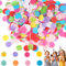 6000 Stück Konfetti, 2.5cm Konfetti Geburtstag,60g Confetti,Tissue Konfetti, Mehrfarbig Runde Streudeko,Konfetti Bunt,Mehrfarbig Runde Konfetti,Für Luftballons, Geschenkbox, Geburtstag Party Dekoratio
