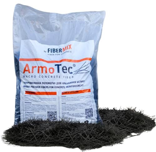 ArmoTec 40mm Static Fibre - High Performance Macro Fibre for Rebar Replacement | Perfect for Floor Slabs and Concrete Repairs (2kg)