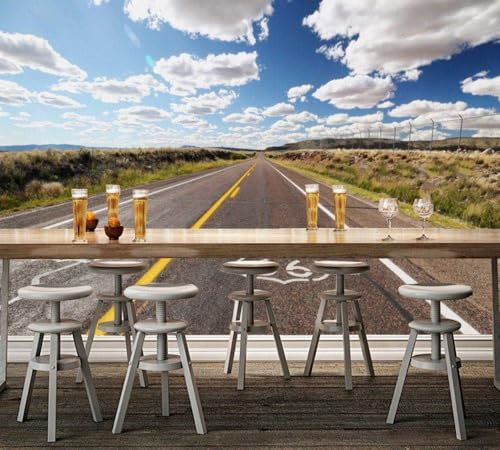 Autobahnlandschaft Fototapete 3D Wohnzimmer Wand Wandbilder Schlafzimmer 3D Tapetenkleister Wohnzimmer Die Wand Für Schlafzimmer Wandbild- -796735865585